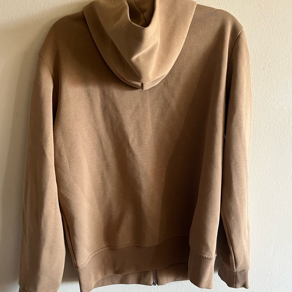 Polo ralph lauren men style hoodie swearshirt size medium tan beige brown - Picture 6 of 9